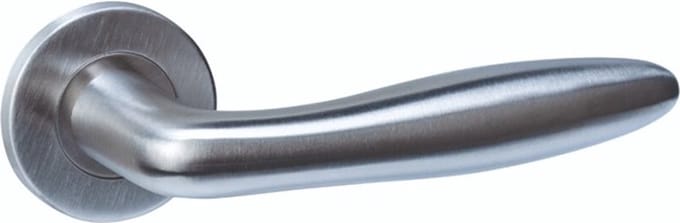 Intersteel Deurkruk Q 03 op rozet verdekt ø52x6mm rvs