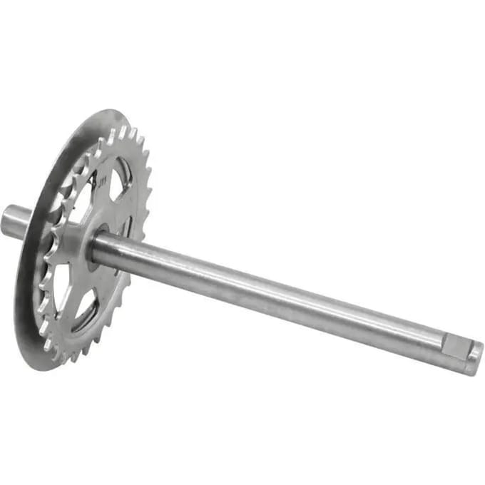 Axe de pédalier diametre 16mm 28 dents pour mobylette Piaggio Ciao Neuf cyclo