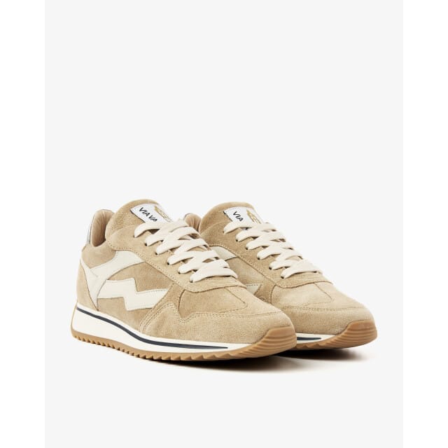 VIA VAI Mikki Alex Sneakers dames - Su�de,Leer - Beige