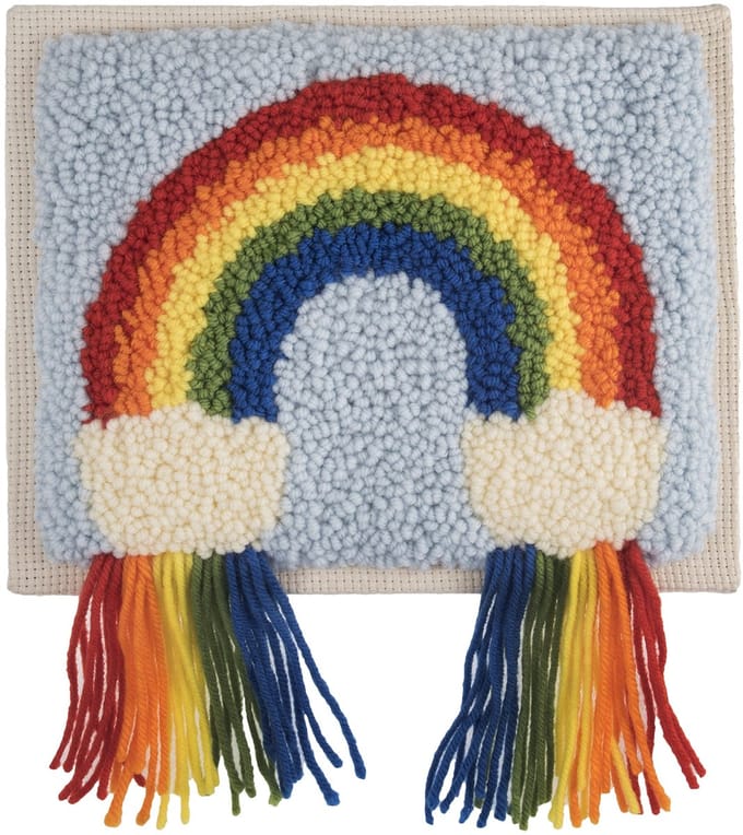 Punch Naald Frame Kit, Regenboog, 20,32 x 25,4 cm (8 x 10in)