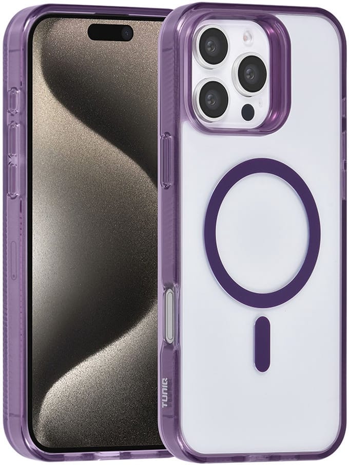 TUNIQ telefoonhoesje voor Apple iPhone 16 Pro Max - MagSafe siliconen backcover