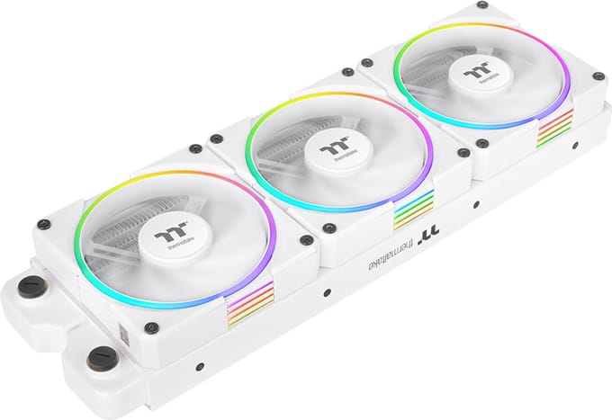 Thermaltake TS120 EX RGB - Ventilator Koeler voor PC - 3x120mm - PWM 500-2000 RPM - Modulair - Wit