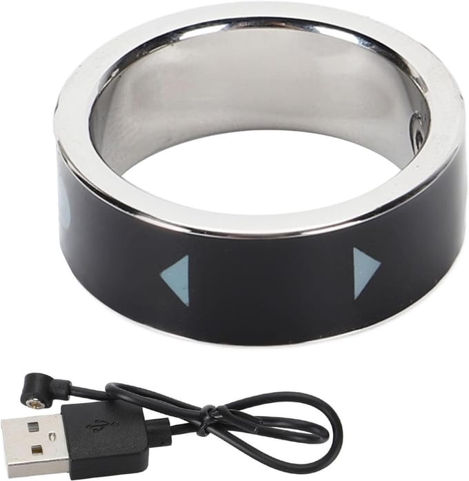 Slimme Bluetooth Ring voor Pagina Omzetten, Camera Afstandsbediening en Video Scrollen, Maat 22
