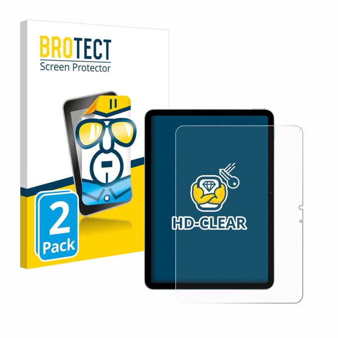 BROTECT - Screenprotector voor Apple iPad Air 11" M2 2024 - Folie Beschermfolie transparant 2 Stuks