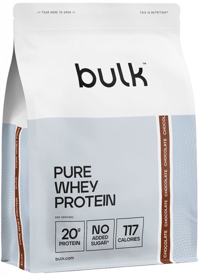 Bulk Pure Whey Protein (450g) Chocolate - Eiwitten - Wei-eiwit concentraat