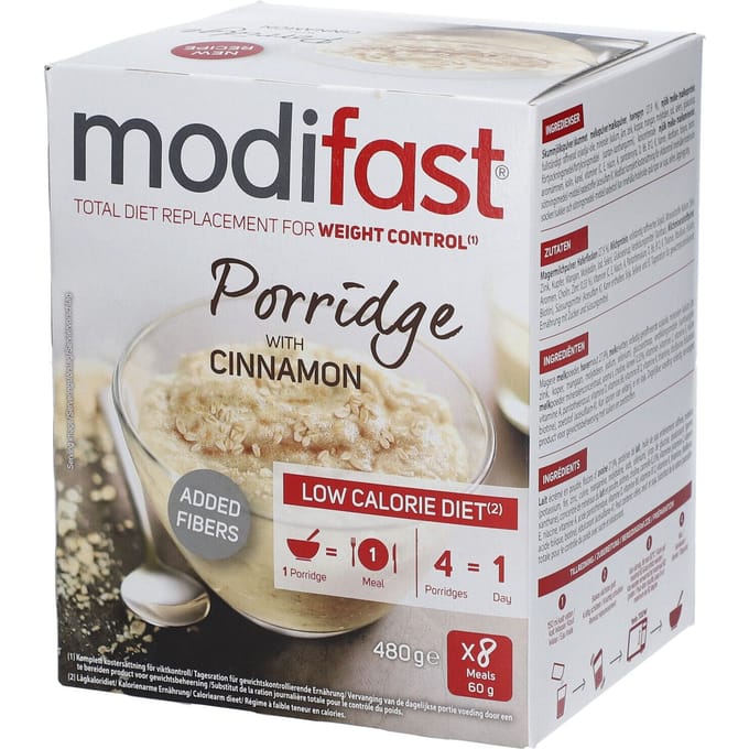 Modifast® Low Calorie Diet Havermout met Kaneel 8x60 Zakje