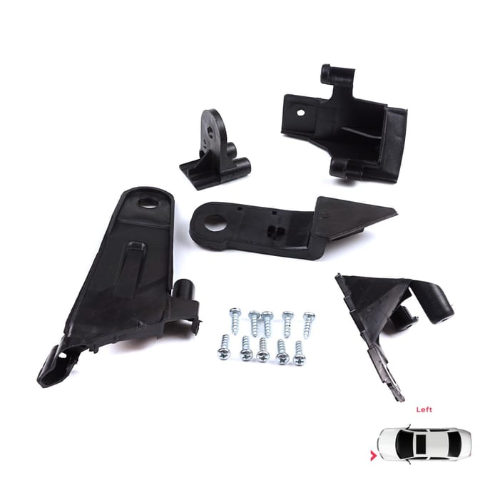 BHL565-1 Support de réparation de support de phare Ensemble d'onglets côté gauche pour Dacia Renault Duster MK2 HM 2017-2024 260609367R