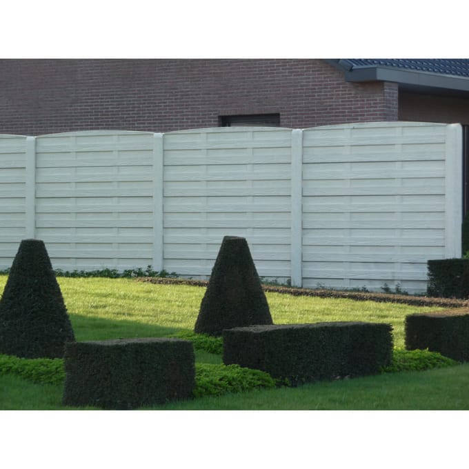 Intergard Beton schutting Woodstone enkelzijdig 200x231cm