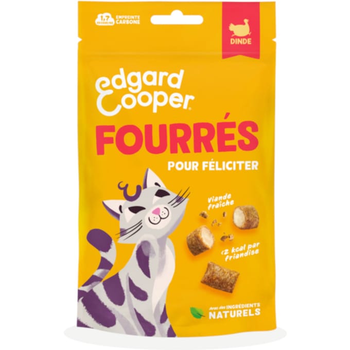 60g Edgard & Cooper Kattenkussen Kalkoen Kattensnacks