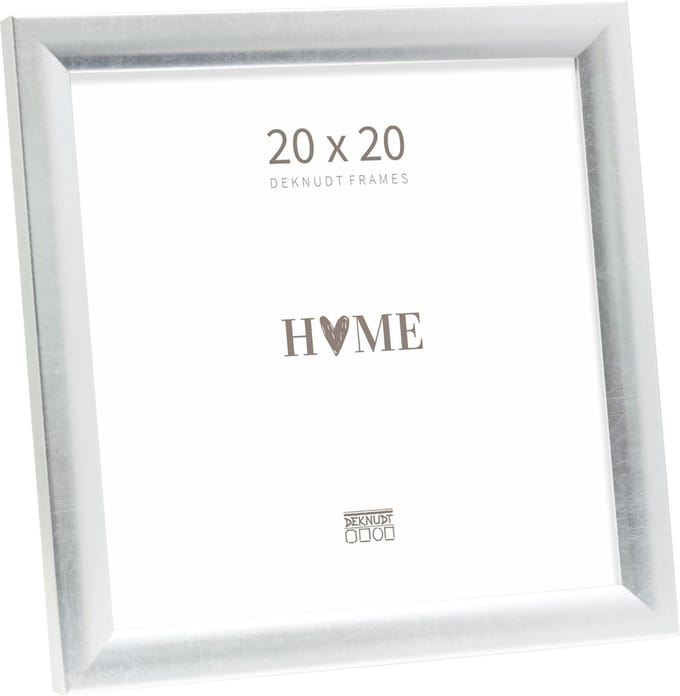 Deknudt Frames fotolijst S54SD2 - zilverkleur - hout - 20x20 cm