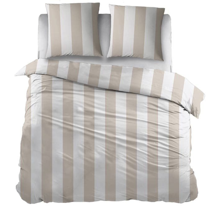Snoozing Kristy Dekbedovertrek - Extra breed - 260x200/220 cm - Beige