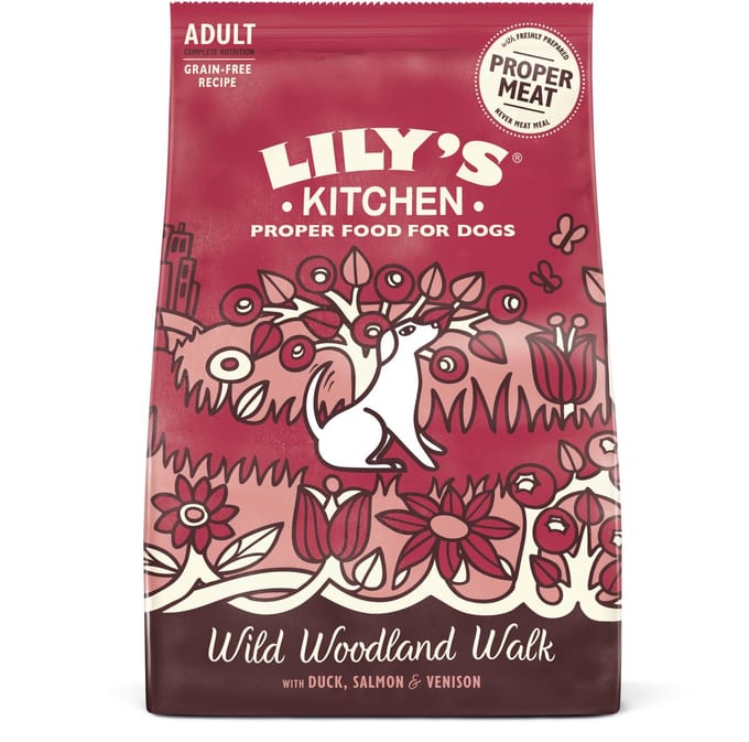 Lily's Kitchen - Hondenvoer - Droogvoer - Wild Woodland Walk met Eend, Zalm & Hert - 12 kg
