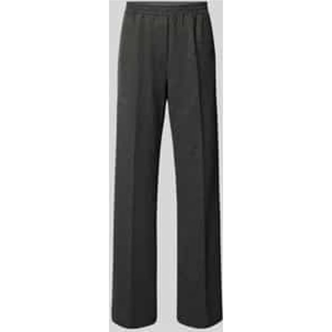 Regular fit broek met wol, model 'ZELMA'