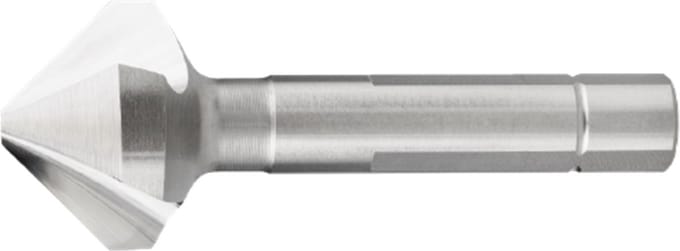 Phantom HSS-E Vari verzinkboor 90°‚ 3 snijkanten‚ drievlaks schacht, Ø8,3mm, l1: 50, d2: 6