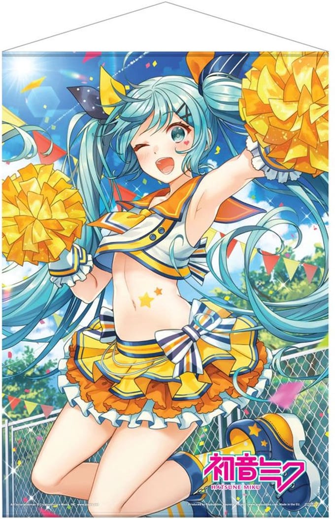 POPbuddies Hatsune Miku Wallscroll Cheerleader (Summer) 50 x 70 cm Poster & Wallscrolls
