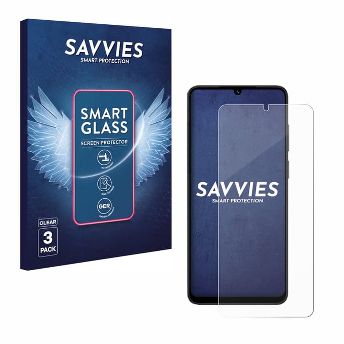 3 Stuks Savvies Screenprotector - geschikt voor Honor X5c Plus - beschermfolie glas transparant