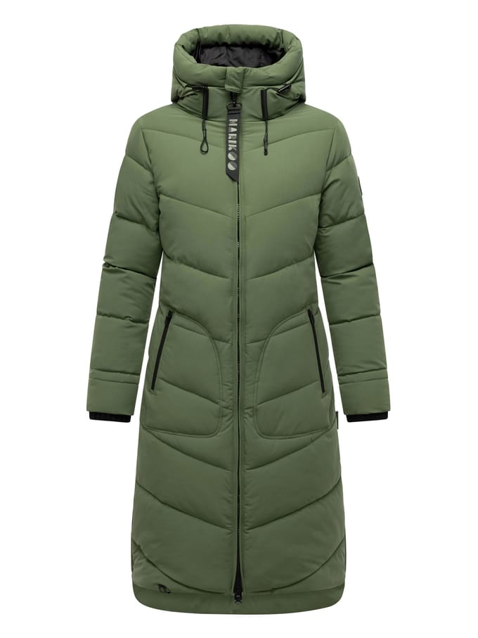 Marikoo Benikoo dames winterjas – lang, warm & stijlvol