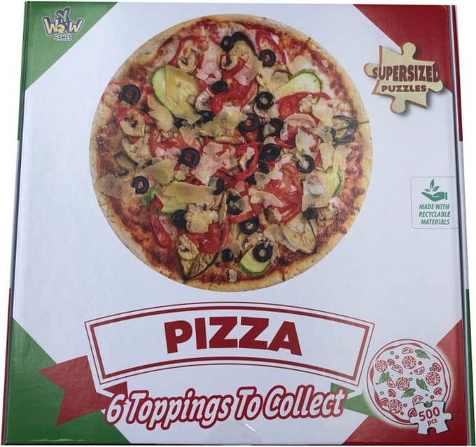 Puzzel Supersized - Pizza - 300 st - asst 6 st.