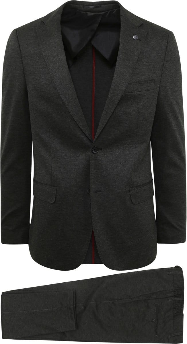 Suitable Kostuum Albatros Melange Antraciet - Maat 50 - Heren
