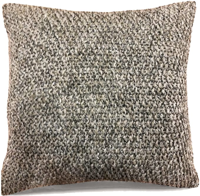 by Mooss - Sierkussen - Katoen - Geweven - Grey - Brown - 45x45 cm - Hip - Trendy - Accesoires - Decoratie