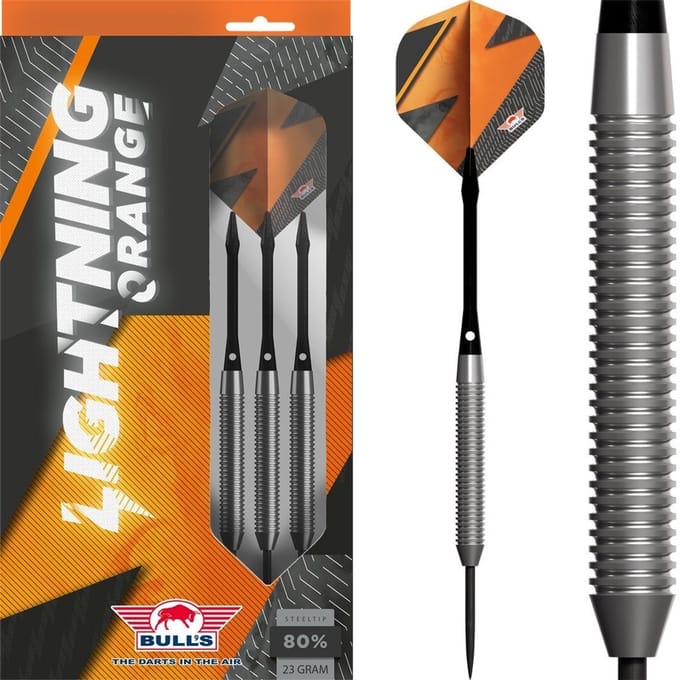 Bull's Lightning Orange 80% - Dartpijlen - 23 Gram