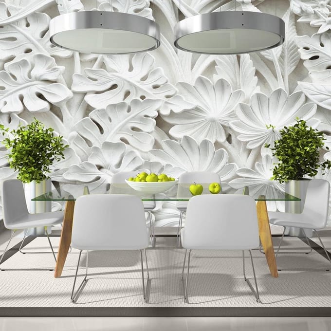 Fotobehang XXL - Alabaster Garden II