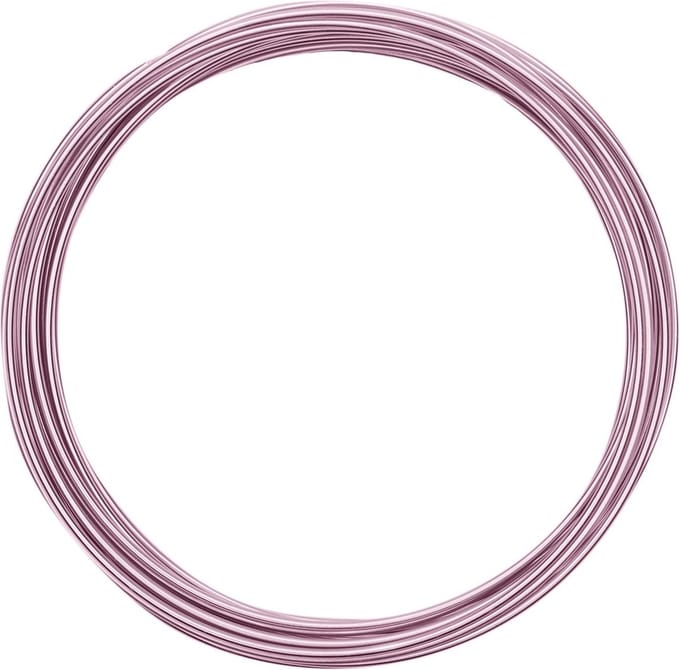 Vaessen Creative Aluminium Draad - 1,5mm - 5m - Roos