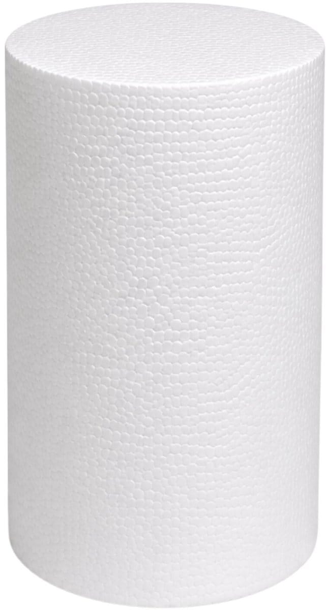 Piepschuim vormen - cilinder - 1x - D15 x L30 cm - styropor hobby / DIY vorm - basis knutselfiguren