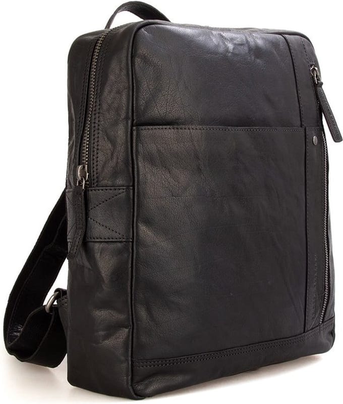 Leren Rugzak - 13.3 inch - Rowan - Zwart