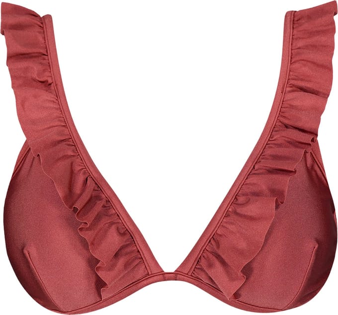 Barts Isla Wire Triangle Vrouwen Bikinitopje - maat 42C/D - Rood