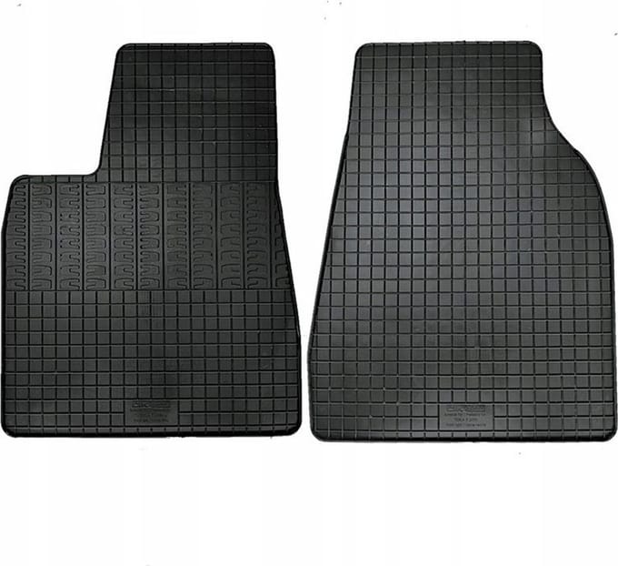 Rubber matten passend voor Tesla Model X 2016- (2-delig + montagesysteem)