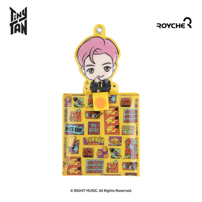 Bts (Bangtan garçons) TinyTAN Butter Mini Mirror, Officiel, Original, Authentique, K-POP, idole yellow