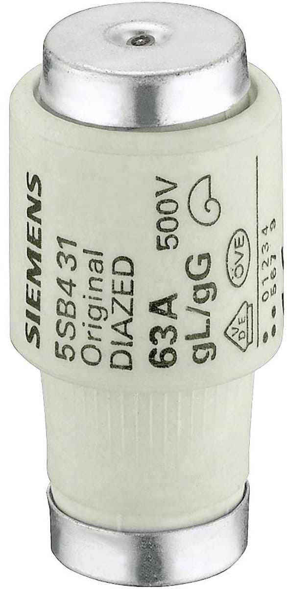 Siemens 5SB4011 Zekeringsinzetstuk 25 stuk(s)