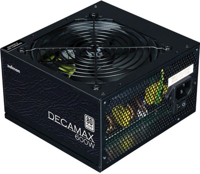 Zalman Decamax power supply unit 600 W ATX Zwart