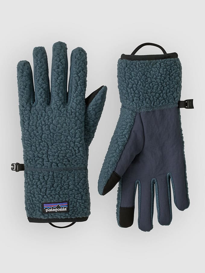 Patagonia Retro Pile Handschoenen blauw
