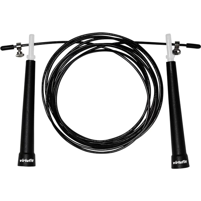 Virtufit Springtouw - Speedrope - Zwart/Grijs