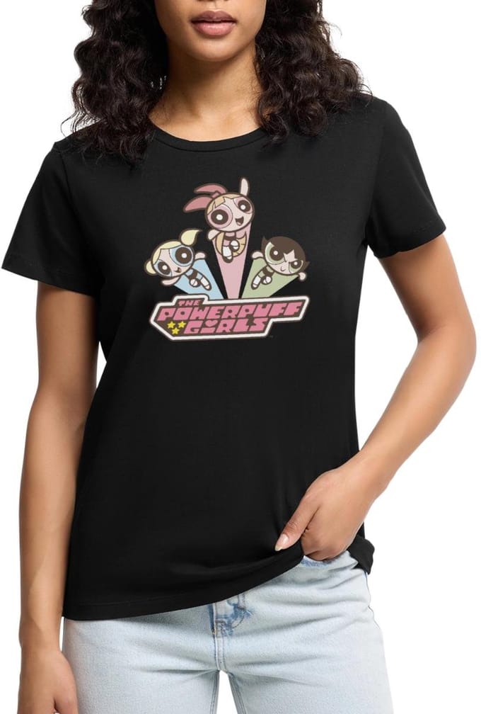 Powerpuff Girls Vintage Premium T Shirt Dames