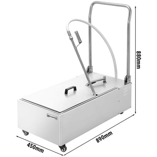 GGM Gastro Frittierölfilter - 48 Liter/Minute - 370 Watt