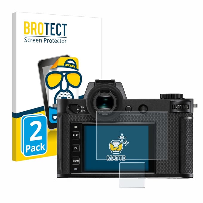 BROTECT - Screenprotector voor Leica SL2-S - Folie Beschermfolie matte 2 Stuks