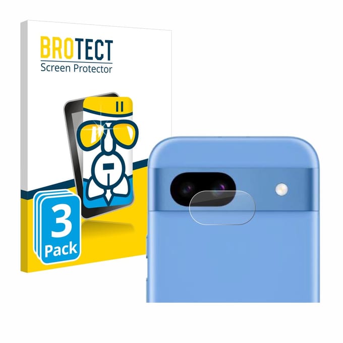 Screenprotector 3 Stuks voor Google Pixel 8a (ALLEEN Camera Lens) Beschermglas transparant