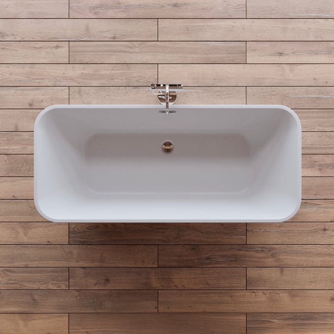 SPALINA - Vrijstaand bad - Stellar 170 blanche, 170 x75 x56 cm, Wit