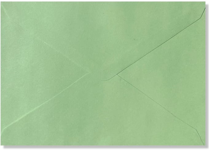 100 Luxe Enveloppen - B6 - Lichtgroen - 125x175mm - 110 grams -