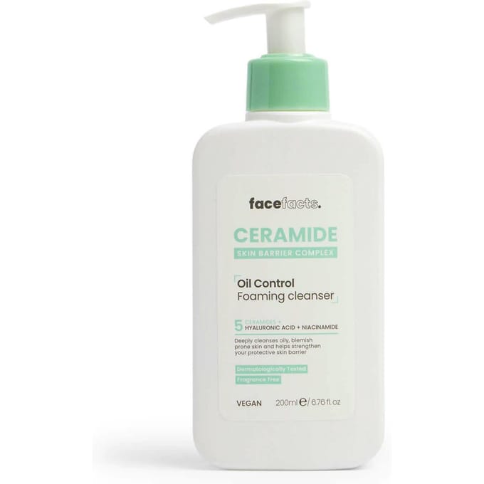 Face Facts Ceramide Oil Control Foaming Cleanser 200 ml