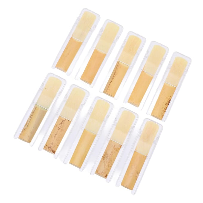 10 STUKS Sterkte 2.5 Klarinetriet Vervanging Bes Trillende Rieten Klarinet Accessoires beige