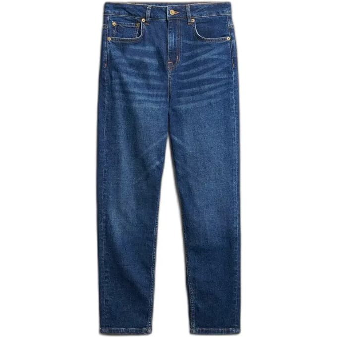 Rechte mom jeans dames Superdry