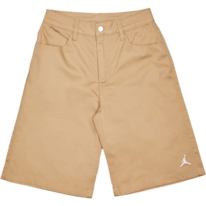Jordan Jort Korte Broeken Kinder - Bruin - Maat 137 - 147 CM - Katoen Keperbinding