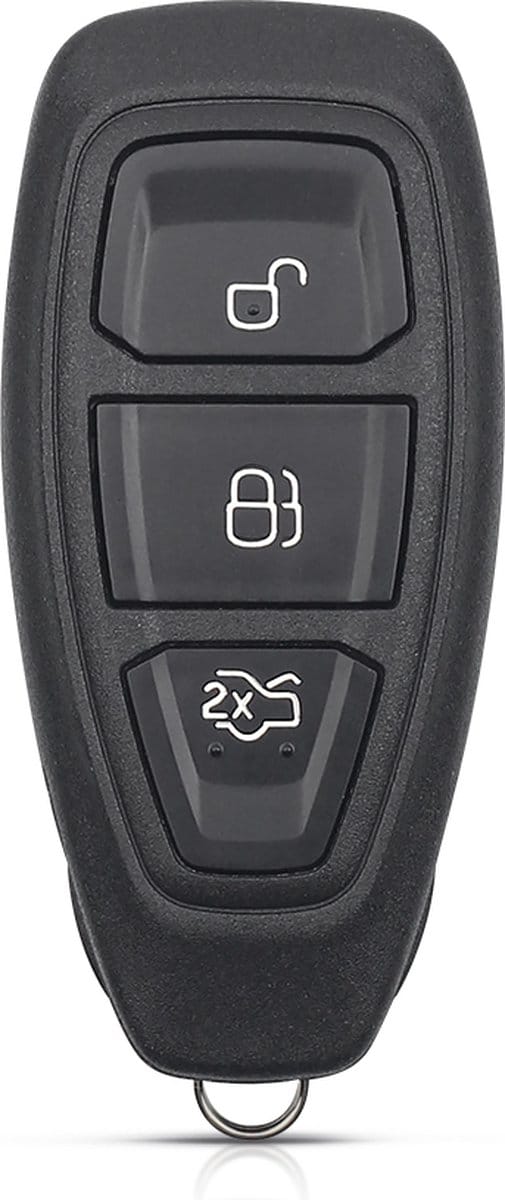 XEOD Autosleutelbehuizing - sleutelbehuizing auto - sleutel - Autosleutel Geschikt voor: Ford 3 knops keyless sleutel