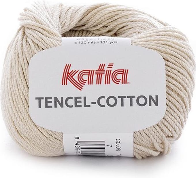 Katia Tencel-Cotton - 07 lichtbeige - Lyocell/Katoen Garen