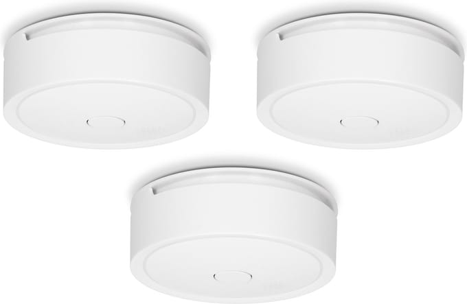 Alecto SA61 3x - Draadloze koppelbare Rookmelders - 10 jaar batterij en sensor
