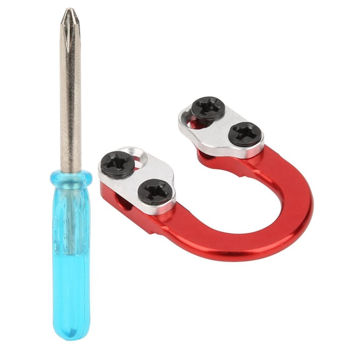 Metalen D-ring Schiet Compound Boog Accessoires Boogschietuitrusting met Schroevendraaierrood